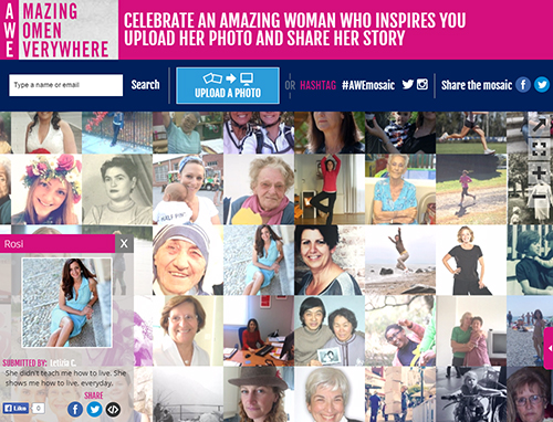 Amazing Women Everywhere Online Photo Mosaic