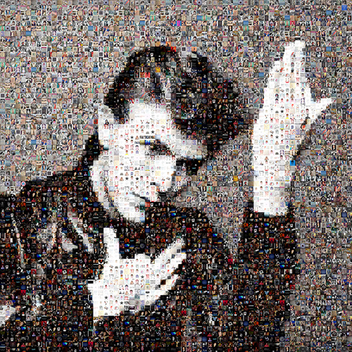 David Bowie Photo Mosaic Tribute