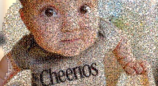 cheerios mosaic clip