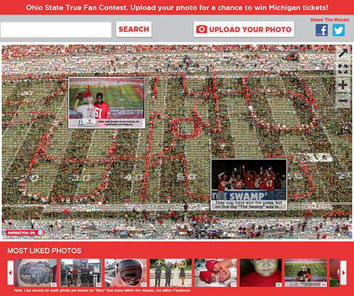 The OSU True Fan Photo Mosaic