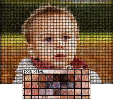 Print Mosaic Photo Mosaic