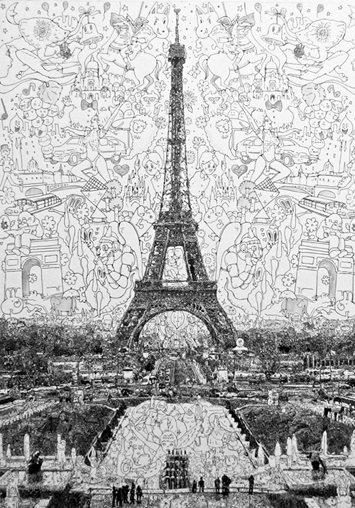 Sagaki Keita Illustrated Mosaics